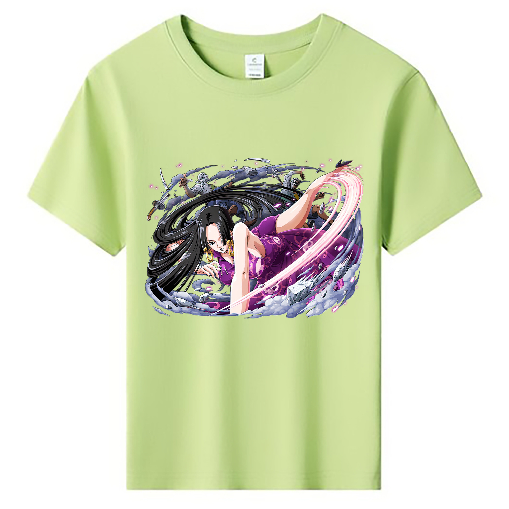 ワンピース ボア・ハンコック ONE PIECE Boa·Hancock 綿100％キッズTシャツ（フロントプリント）
